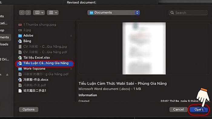 Hướng dẫn so sánh hai file Word bằng tính năng Compare - Bước 4